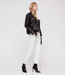 Allsaints Billie Leather Biker Jacket Leather Jackets Women Biker Jacket Coats For Women