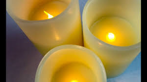 Set of 2 led taper candles twinkle real wax coat wax color: Flameless Led Flickering Flame Real Wax Candles Set Of 3 With Remote Control By Guiding Lights Youtube