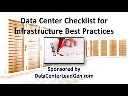 But there is so much more that you can do then collect data on a static. Data Center Checklist For Infrastructure Best Practices Screencast Youtube
