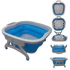 Bak segi empat berukuran paling kecil 1200 x 700 mm (dengan bak normal, dan bak pijat), sedangkan ukuran terbesar sampai dengan 1850 x 1500 mm (dengan bak pijat). Kaki Besar Bathtub Lipat Kaki Rendam Baskom Lipat Pedikur Pijat Perendaman Kaki Mandi Spa Panas Kamar Mandi Plastik Karet Ember Besar Bathtub Tiup Portabel Aliexpress