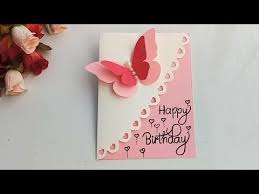 Creative Easy Handmade Birthday Card Ideas For Best Friend How To Make Special Butterfly Birthday Card For Best Friend Diy Gift Idea In 2020 Butterfly Birthday Cards Handmade Birthday Cards Birthday Cards For Friends