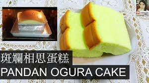 古早味 斑斕相思蛋糕做法 水浴法 pandan ogura cake recipe stephie 39 s kitchen 斑斕相思蛋糕的口感讓我感覺就是古典中帶高貴 口感柔軟細膩 冷藏後加倍好吃 不懂為何就是感覺有起司在裡面的味道 resep