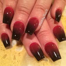 Black And Silver Ombre Nail Designs 29 Red And Black Nail Art Designs Ideas Design Trends Red Nail Designs Red Black Nails Black Nail Designs