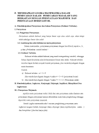 Rumus Matematika Logika Matematika 1