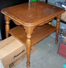 60vintage End Table Colonial Style Kling Ethan Allen Furniture In Coffee Table Inspiration Victorian Coffee Tables Coffee And End Tables