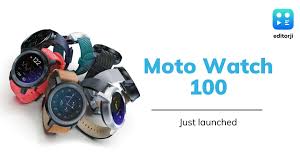 Motorola Moto Watch 100 with 355mAh ...