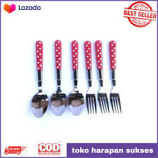 Pengiriman cepat pembayaran 100% aman. Jual Sendok Polkadot Set 12pcs Terbaru Lazada Co Id