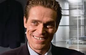 The incredible detail of Willem Dafoe's performance in 'American Psycho'
