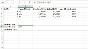 Name Found By Nlookup In Excel Excel Tutorials Excel Student