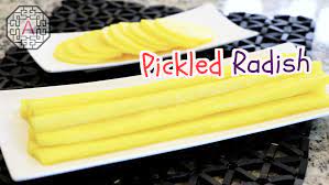 If You Love Korean Kimbap This Yellow Pickled Radish Is A Must Have Ingredient For It Some People Can Not Find It Ar Pickled Radishes Homemade Radish Recipes