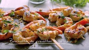 Brochettes De Crevettes A La Lime Recipe Food Recipes Fast Easy Meals