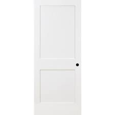 Steves Sons 24 In X 80 In 2 Panel Square Shaker White Primed Solid Core Wood Interior Doo Doors Interior Solid Core Interior Doors Replacing Interior Doors
