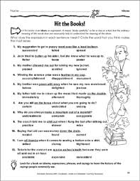Some of the sentences below have. Idioms For Kids Teaching With Worksheets Printable Reading Passages