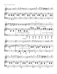 Joe Hisaishi Merry Go Round Of Life Piano Sheet Music 