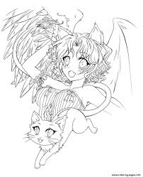 People who are suffering from depression, anxiety and even post traumatic stress disorder. Angel Demon Anime Coloring Pages Novocom Top