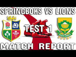 The series will remain in cape town and all three tests will be conducted. Springboks Vs Lions Test 1 Review Match Report Scores Highlights Final Score And Thoughts Youtube