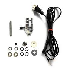 Lamp Wiring Kit Antique Brass Brown Diy Lamp Make A Lamp Lamp