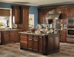 Fieldstone Cherry Chestnut Open Floor Plan Center Island Quartz Countertops Bold Kitchen Kitchen Design Kitchen Bathroom Remodel