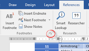 From the footnotes group, choose either the insert footnote or insert endnote command button. Practical Options For Footnotes To Word Tables Office Watch