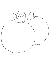 Pomegranate Coloring Page Free Printable Pomegranate Coloring Page Coloring Pages Fruit Coloring Pages Pomegranate