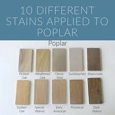 How 10 Different Stains Look On Different Pieces Of Wood Within The Grove Staining Wood Weathered Oak Stain Wood Stain Colors