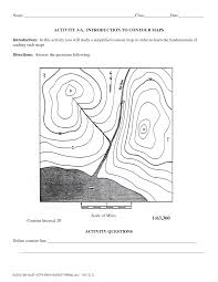 Topographic maps show the changing elevation in landforms around our world. Simple Contour Map Worksheet Printable Worksheets And Activities For Teachers Parents Tutors And Homeschool Families