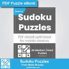 We did not find results for: Free 60 Medium Hard Sudoku Puzzle Ebook Make Breaks