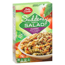 The perfect salad for a family dinner or when you're entertaining with friends over the f. Betty Crocker Classic Suddenly Pasta Salad Shop Pantry Meals At H E B