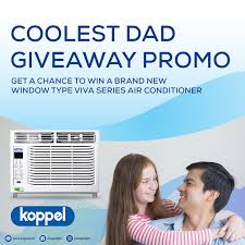 A new client is providing a complete central heat and air conditioning system for us to give away. Coolest Dad Giveaway Promo To Koppel Philippines Facebook