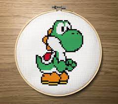 Browse by theme and level to find the design of your dreams! Yoshi Cross Stitich Cross Stitch Projects Ideas Stitch Patterns Cross Stitch Patterns