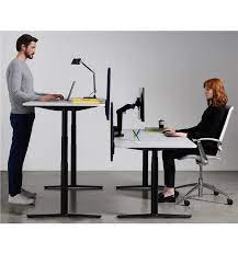 The large surface makes it suitable for laptop and desktop monitors. Boss Design Acdc Sit Stand Height Adjustable Desk Fenix Finish Office Chairs Uk