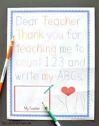 Traceable Preschool Teacher Thank You Note Teacher Thank You Notes Teacher Appreciation Printables Appreciation Printable