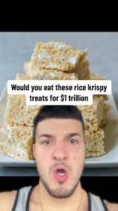 WOULD YOU 😭 #food #money #ricekrispy #wouldyou