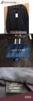 Cole Haan Black Leather Jacket Men S Sz Medium Black Leather Jacket Men Leather Jacket Men Leather Jacket