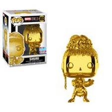 Marvel studios10 funko pop marvel thor vinyl bobble head gold chrome #381. Funko Pop Marvel Studios The First Ten Years Shuri Gold Chrome Fall Convention 2018 Gamestop