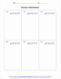 Standards are in black and ixl math skills are in dark green. Long Division Worksheets For Grades 4 6