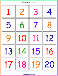 Number Chart 1 10 Worksheet Free Printable Worksheets