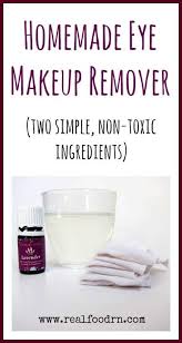 homemade eye makeup remover with lavender
