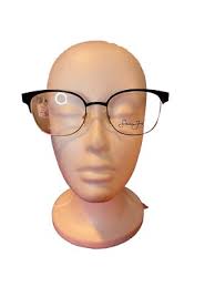 JEAN JOHN Eyeglasses, Shiny Black, 54-21-145, NWT