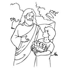 Jesus feeds the 5000 coloring pages are a fun way for kids of all ages to develop creativity, focus, motor skills and color recognition. Top 25 Bible Coloring Pages For Your Little Ones