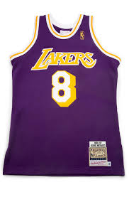 And collectibles are at the lids lakers store. Los Angeles Lakers Kobe Bryant 1996 97 Authentic Road Jersey