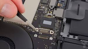 Micro-soldering on logic board