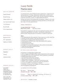 Practice Nurse Cv Sample