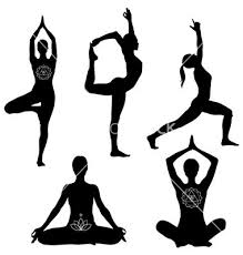 Yoga Poses Icon Set Vector Image On Vectorstock Yoga Illustration Yoga Drawing Yoga Art