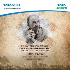 Always Aim At Perfection For Only Then Will You Achieve Excellence Jrd Tata On The 115th Birth Anniversary Of One Of T Tata Visionary Business Entrepreneur