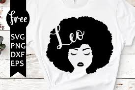 Download Leo Svg Free Zodiac Svg Afro Woman Svg Instant Download Silhouette Cameo Shirt Design Feminist Svg Free Vector Files Dxf Png 0720 Freesvgplanet