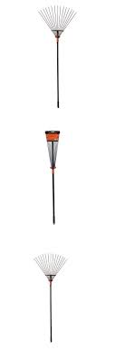 Rakes 118864 Garden Leaf Rake Large Small Adjustable Metal Outdoor Grass Lawn Steel Hand New Buy It Now Only 22 99 On Ebay R Black Decker Steel Rake