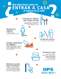 You are welcome to use these graphic in any way you please. Infografia Rutina A Seguir Antes De Entrar A La Casa Para Prevenir El Covid 19 Ops Oms Organizacion Panamericana De La Salud