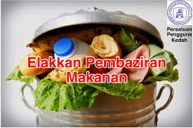 Kajian dapati pembuangan makanan ini meningkat 15 hingga 20 peratus di bulan ramadan jika dibanding dengan bulan lain. Isu Pembaziran Makanan Bila Persatuan Pengguna Kedah Facebook