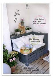 Wenn Man Eine Kleine Nische Oder Ecke Auf Dem Balkon Oder Im Von Bluemchen Balcony Decor Decor Home Deco
